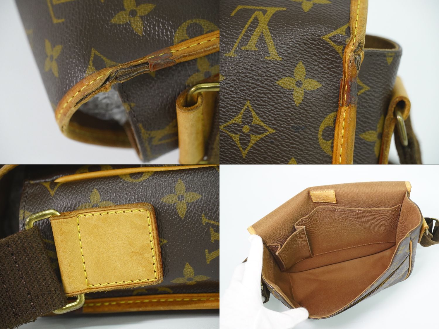 本物 ルイヴィトン LOUIS VUITTON LV メッセンジャー ボスフォール PM 