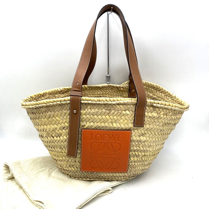 中古品】 LOEWE ロエベ 327.02.S92 BASKETBALL BAG MEDIUM