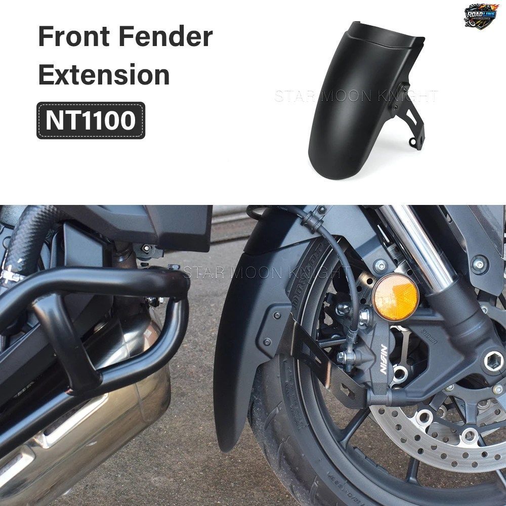 ホンダ NT1100 2022用 ABS フェンダー スプラッシュ エクステンション フロント マッドガード エクステンダー - オートバイ アクセサリー