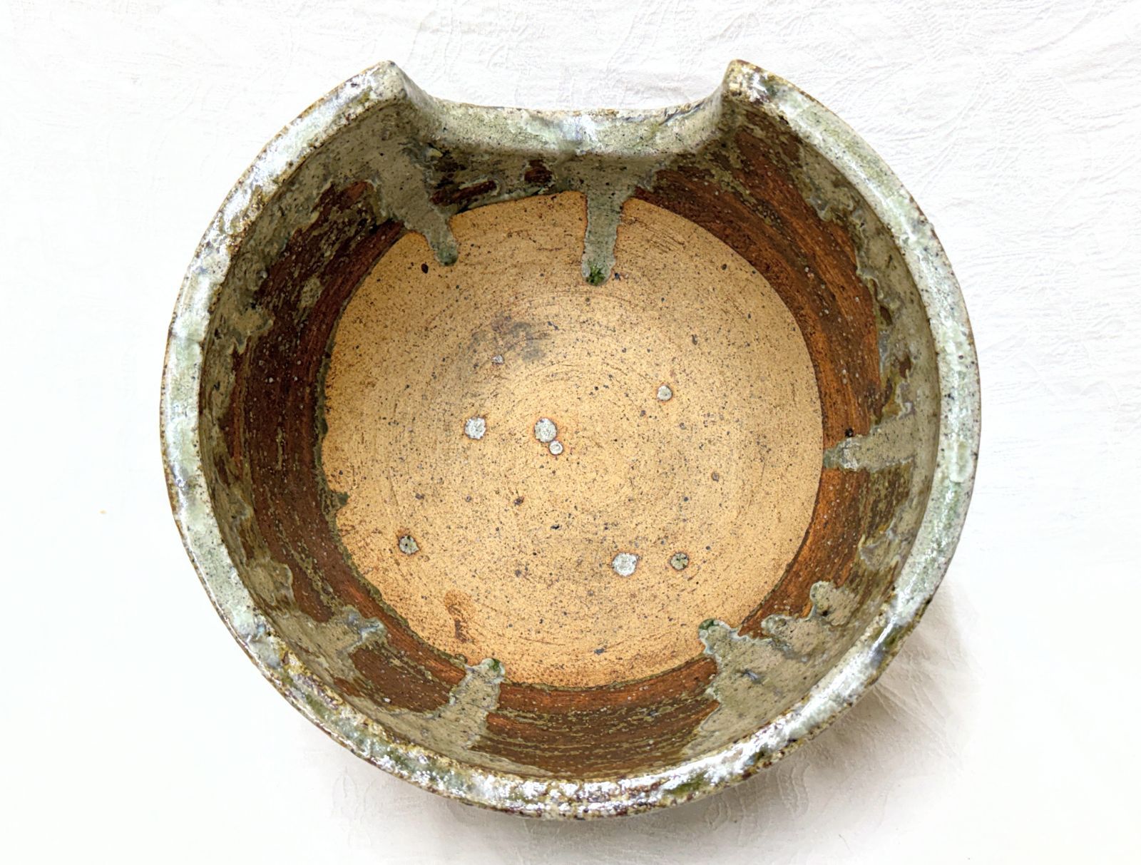DM159 瀬戸伊賀写 瓶掛 米山造 未使用 共箱付 風炉 茶道具 茶器 瀬戸焼