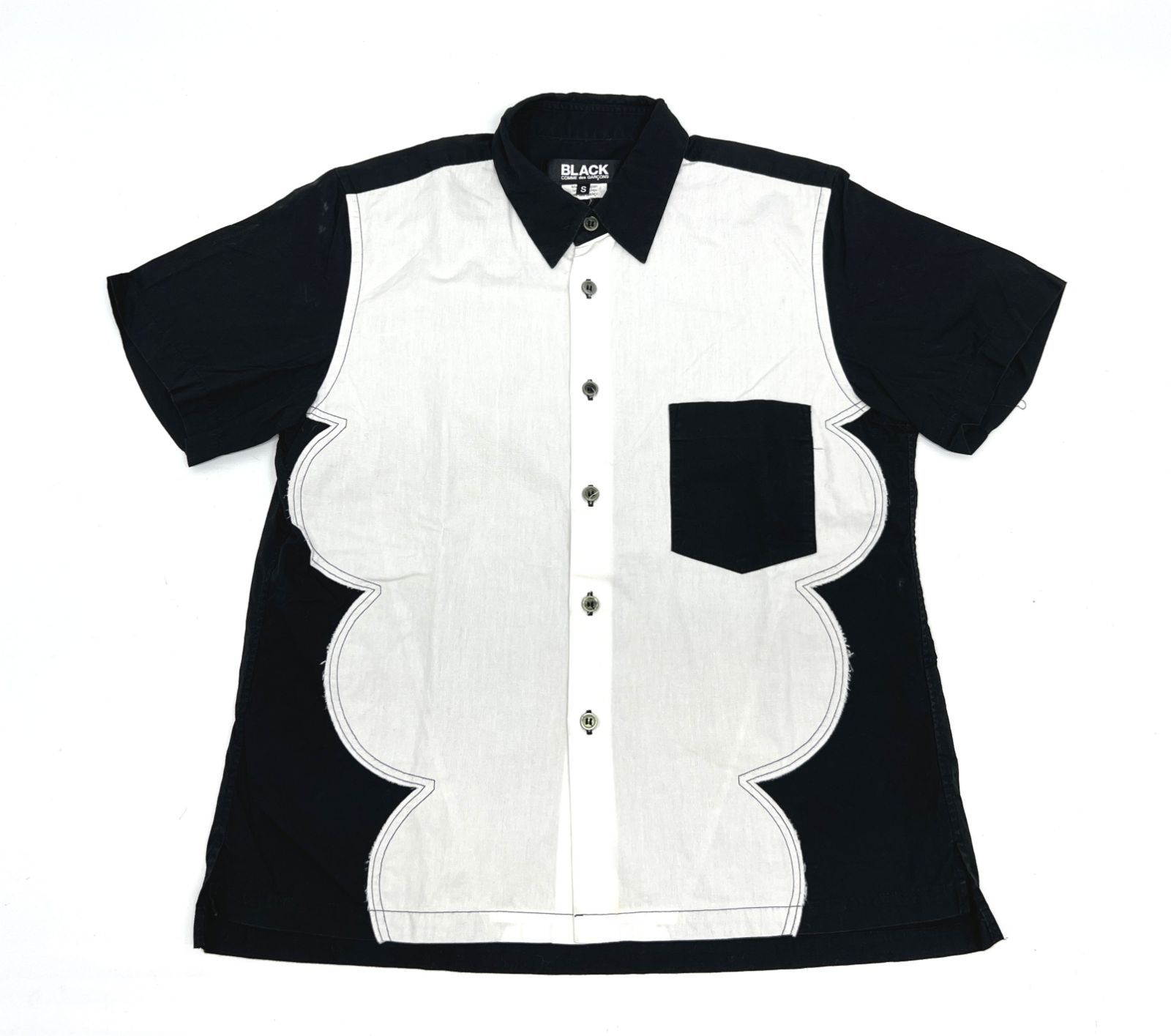 盛岡77-0106] BLACK COMME des GARÇONS ブラックコムデギャルソン 白黒 