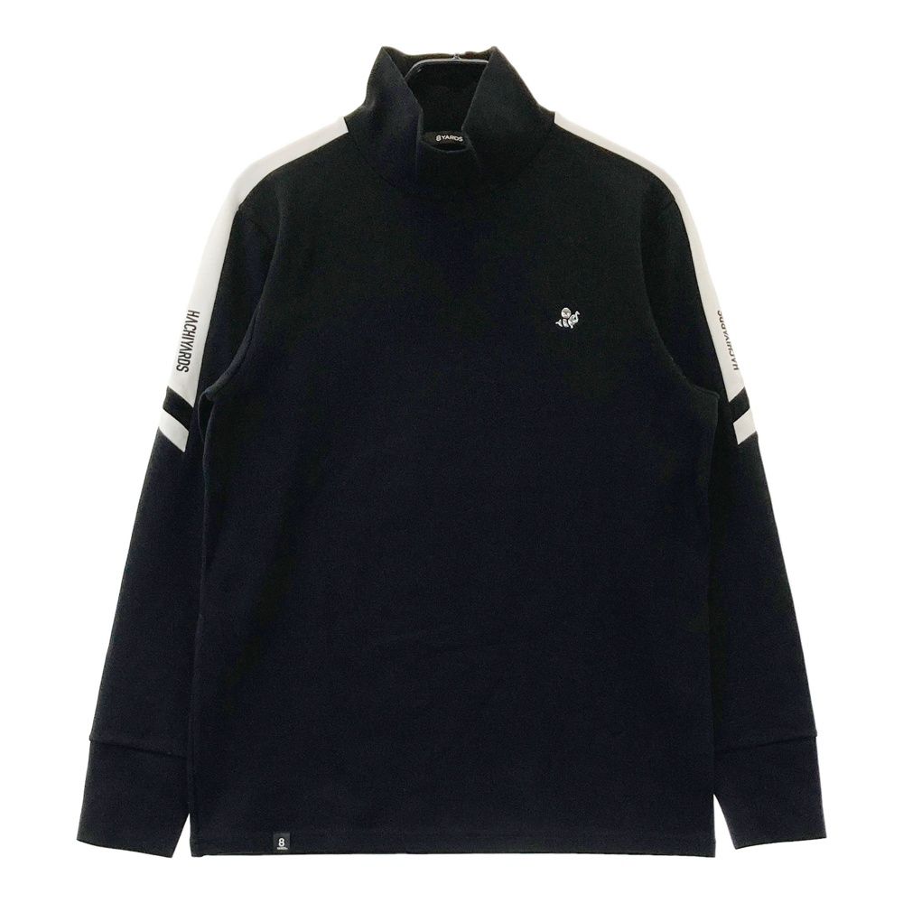 サイズ：XL 8YARDS ハチヤーズ ハイネック 長袖Tシャツ ブラック系