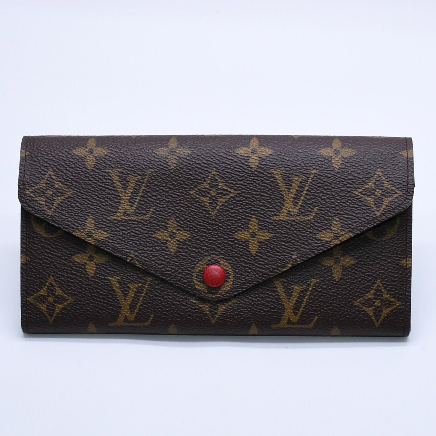 新品同様品 LOUIS VUITTON ルイヴィトン モノグラム 財布 ポルトフォイユ ジョセフィーヌ M60708 中古 4a004168