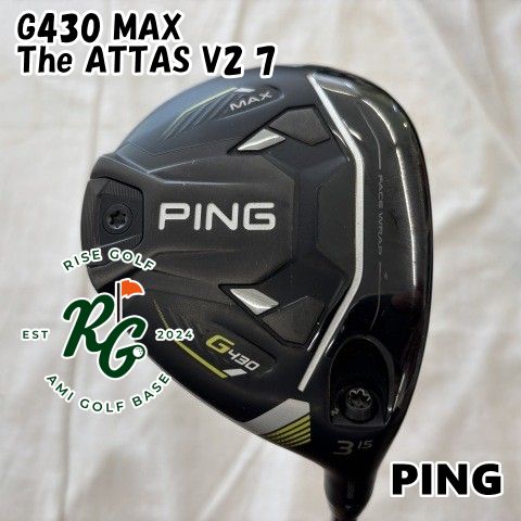 【中古】フェアウェイウッド ピン G430 MAX◆The ATTAS V2 7◆X◆15[8781]