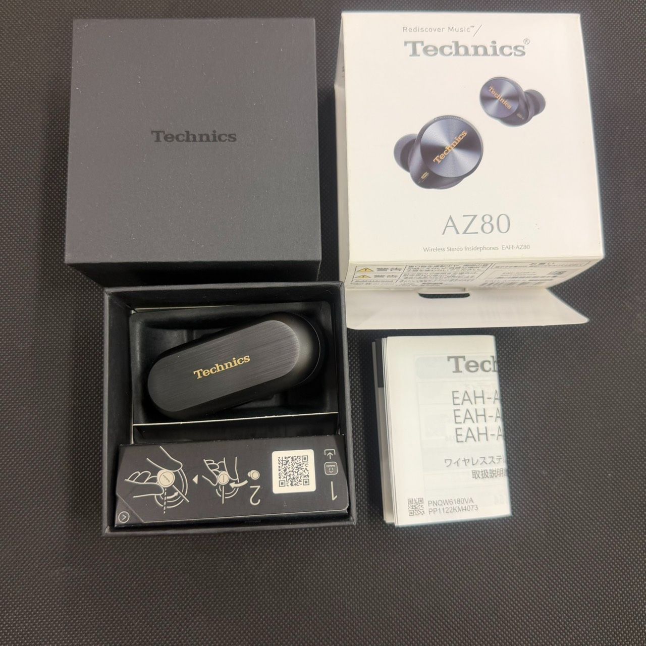 パナソニック 完全ワイヤレスイヤホン Technics EAH-AZ80-K ブラック