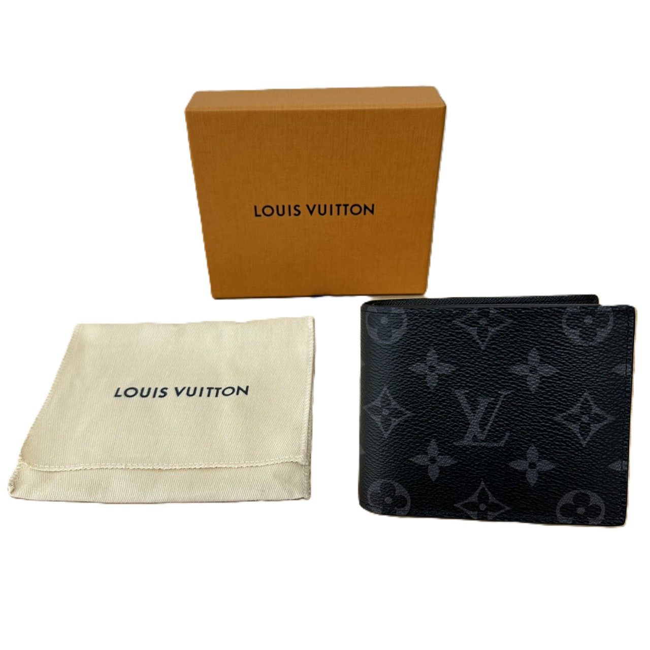 ♪LOUIS VUITTON ルイヴィトン モノグラム・エクリプス ポルトフォイユ