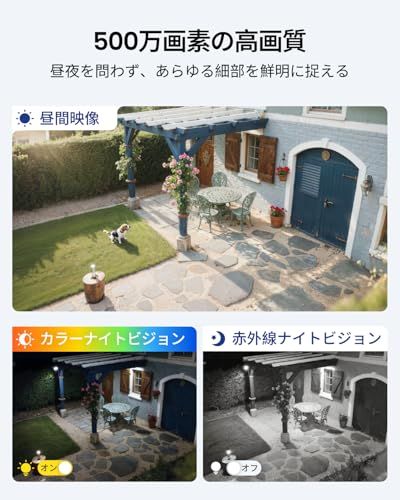 Reolink 防犯カメラ 屋外 ソーラー 3K画質 500万高画素 360°自動追尾 監視カメラ 2.4/5GHz対応 AI人/車/動物検知 カラー暗視 見守りカメラ 双方向音声 ワイヤレスカメラ 電源不要 工事不要 IP65防水 月額料金 45c6ddb1
