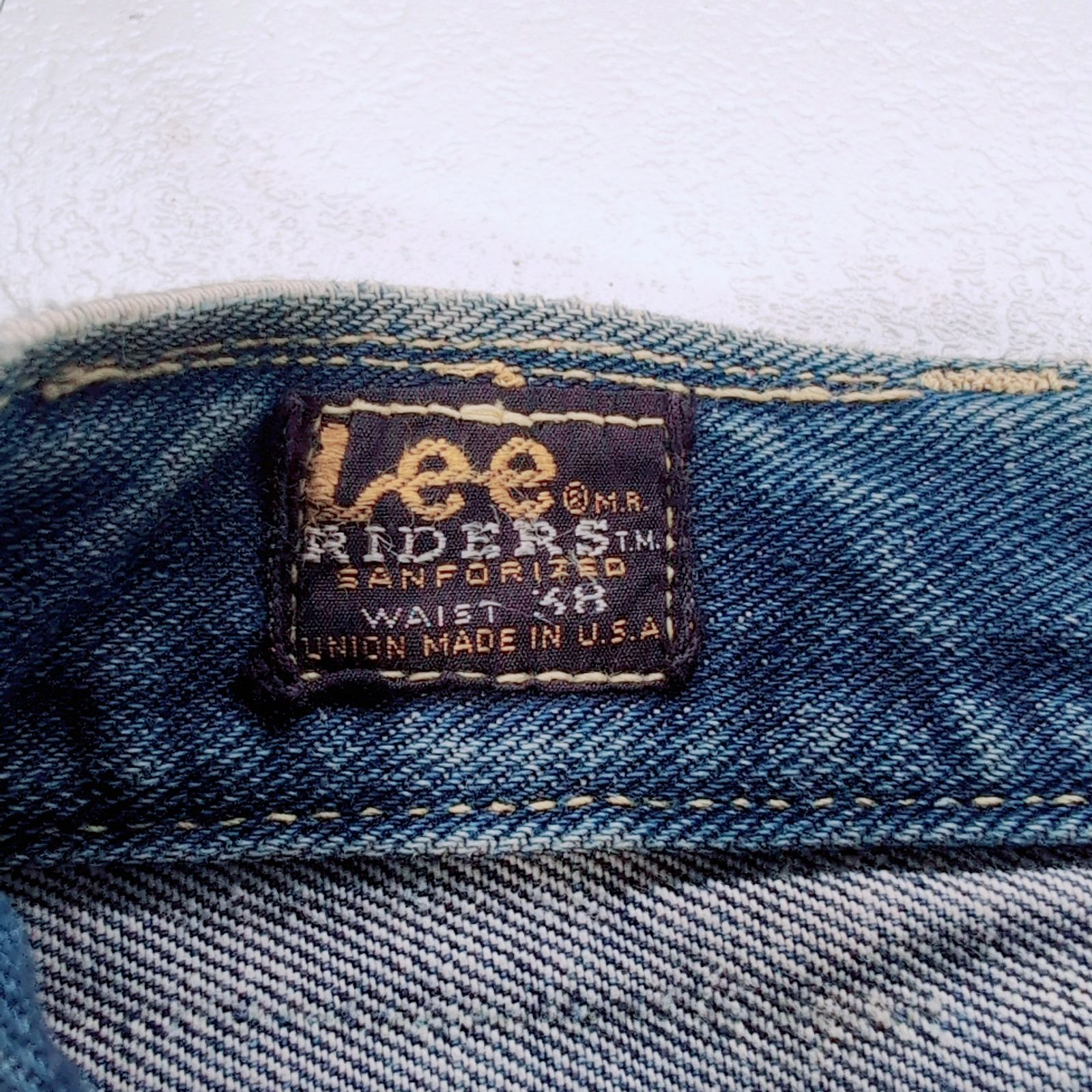 60~70s 60年中期 LEE 101Z セミオートマチックTALONジッパー デニム 