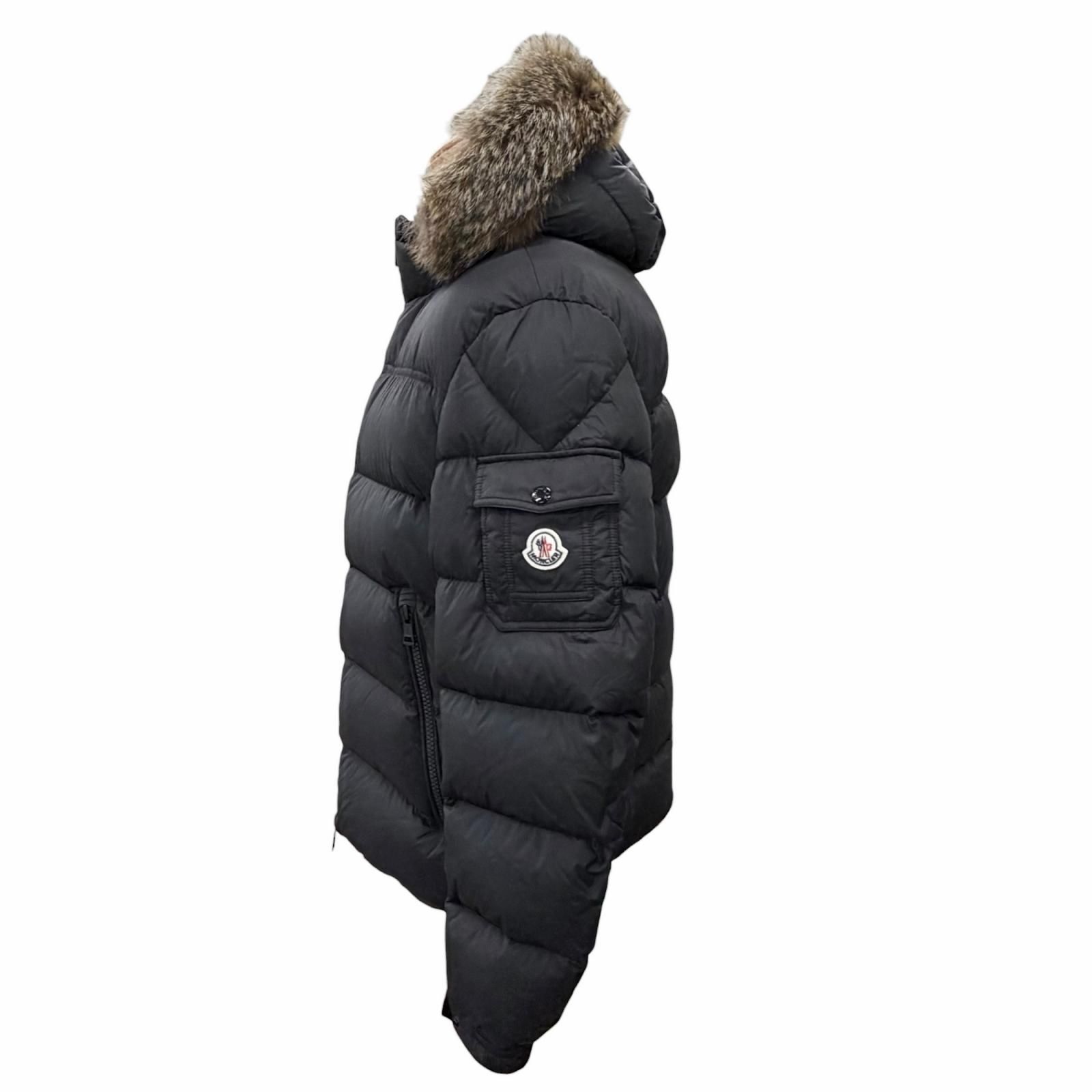 美品△MONCLER モンクレール E20914137825 MARQUE マルク ロゴワッペン 