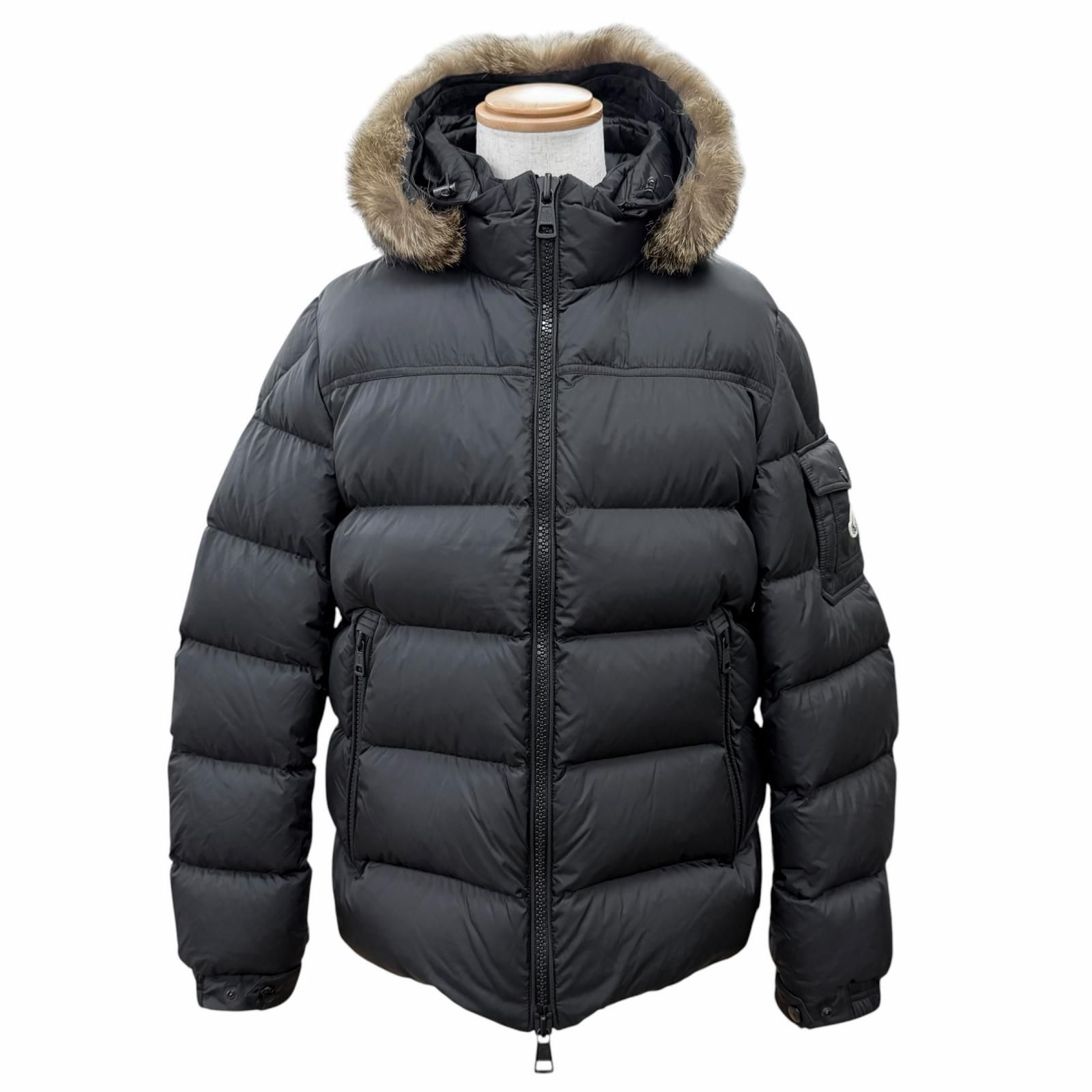 美品△MONCLER モンクレール E20914137825 MARQUE マルク ロゴワッペン