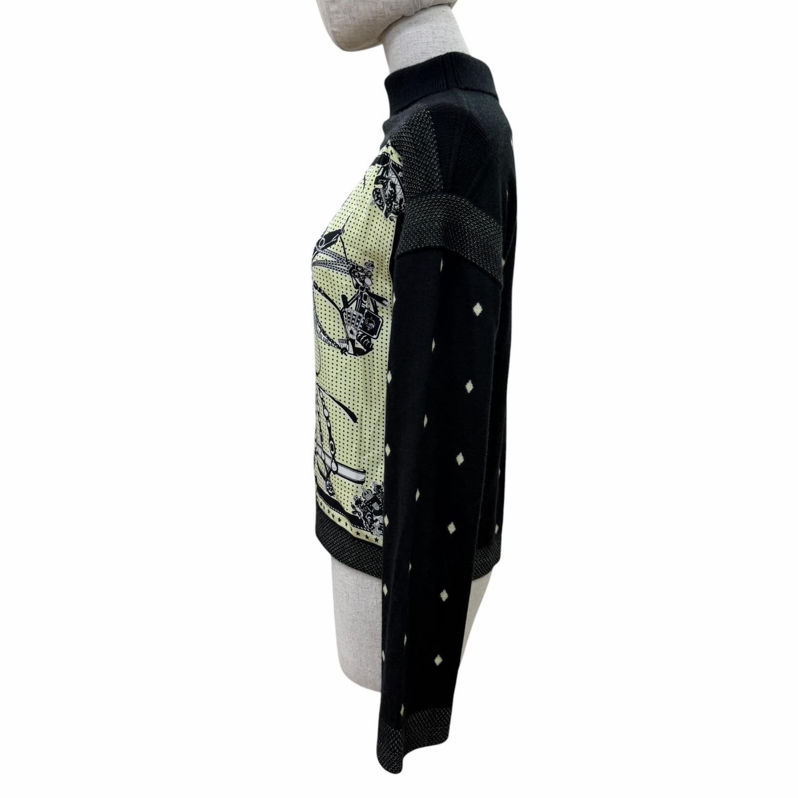 未使用品☆HERMES エルメス 23SS 2H2827DS シルク100％ カシミヤ
