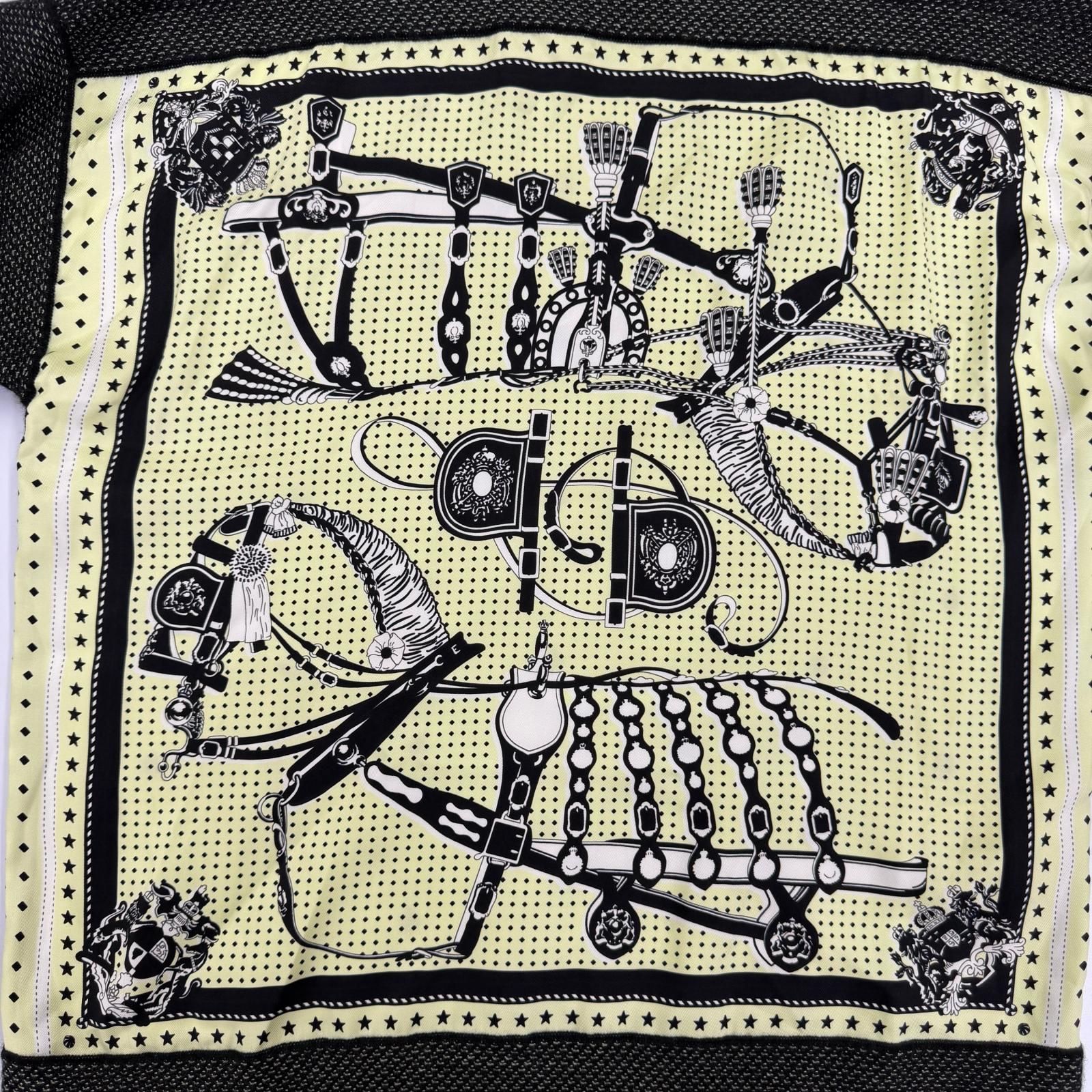 未使用品☆HERMES エルメス 23SS 2H2827DS シルク100％ カシミヤ