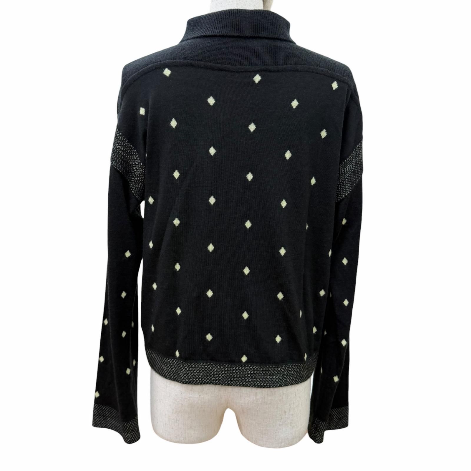 ■ □ 45960★冬 エルメス ダブルカラーセーター カシミヤ100％ S □ □ 45960☆冬 エルメス ダブルカラーセーター カシミヤ100％ S