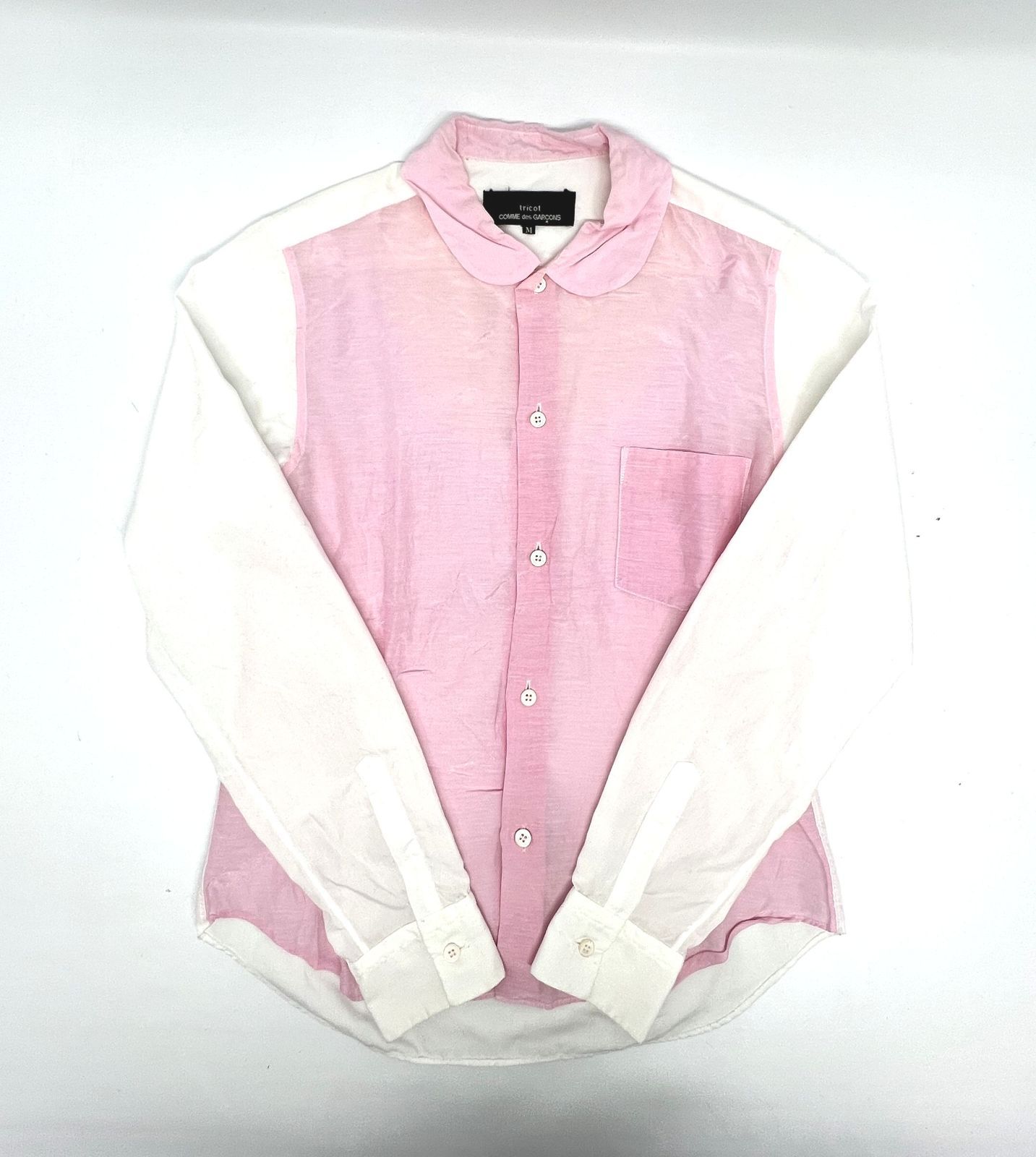 盛岡77-0107] tricot COMME des GARCONS トリコ コムデギャルソン 丸襟