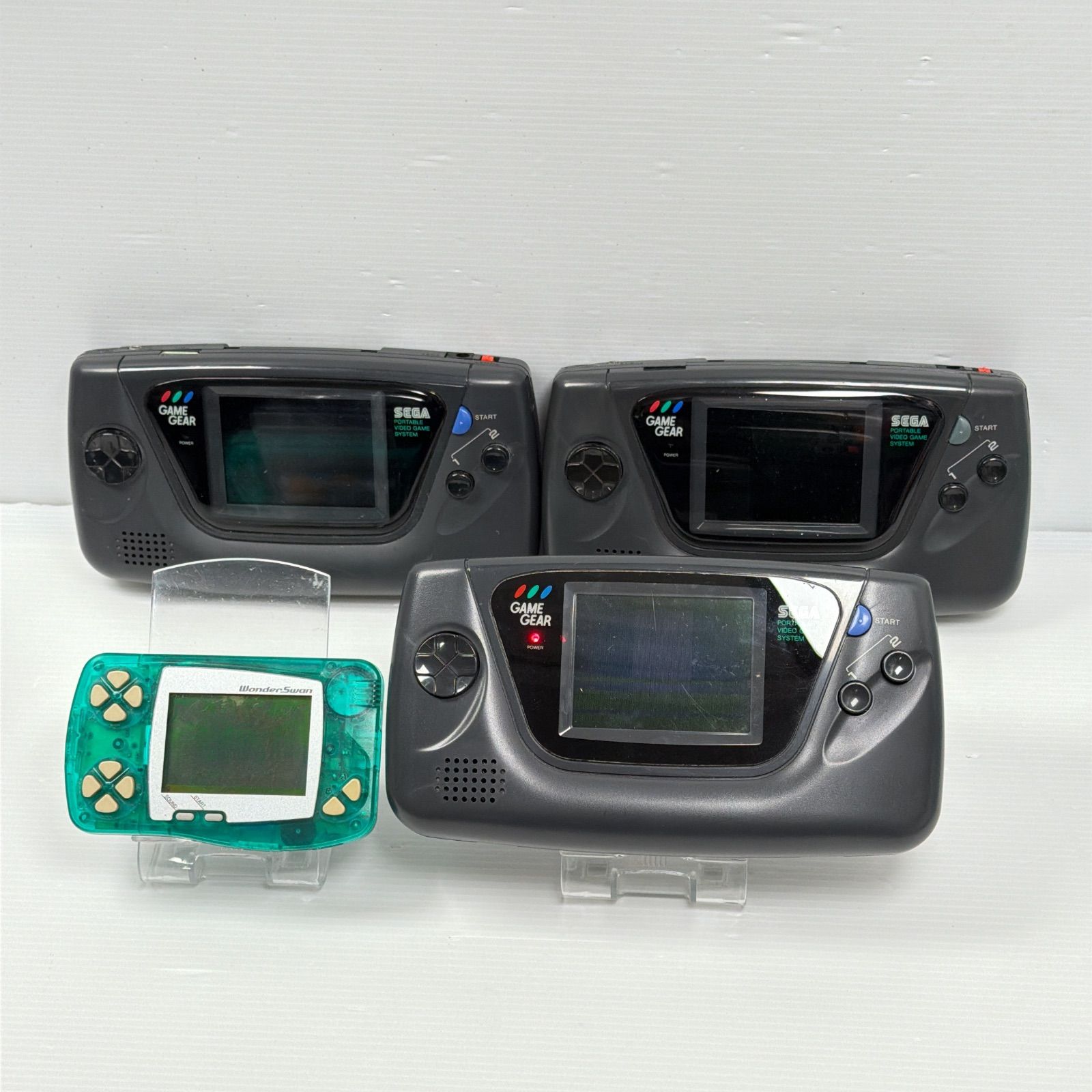SEGA GAME GEAR HGG-3210 HGG-3001 セガ ゲーム ジャンク品 セガ ゲームギア ワンダースワン SEGA GAME GEAR HGG-3210