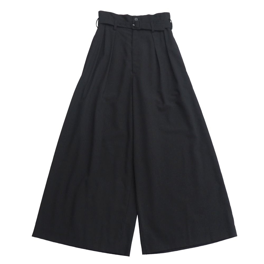Yohji Yamamoto ヨウジヤマモト ヴィンテージ ワイドパンツ サイズSS ベルト付 ツータック ブランド古着【中古】20260617/RA9746