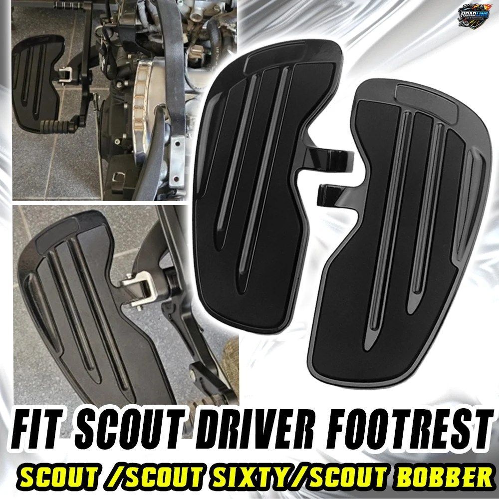 INDIAN SCOUT SIXTY ROGUE TWENTY 2015 - 2023 ライダー用フロアボード、ドライバー用フットボード、フロントフットレスト、ペダル、ワイド