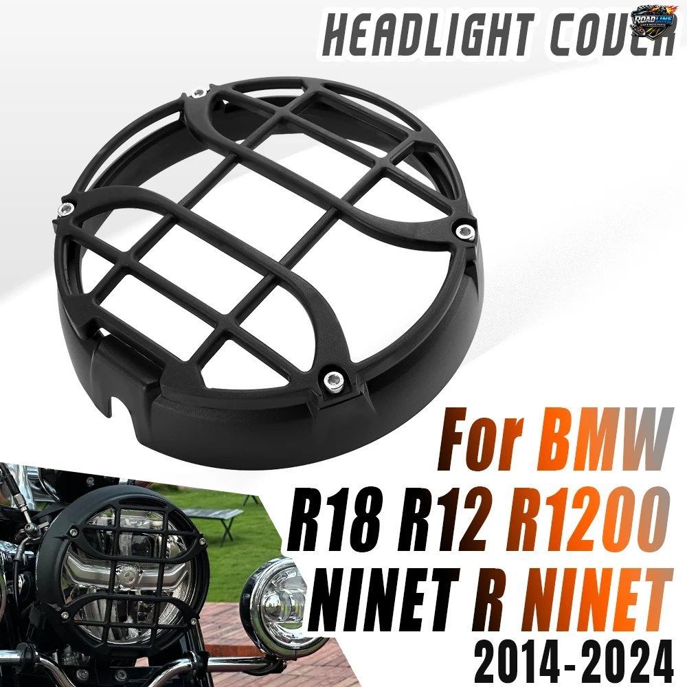 R18クラシック用オートバイヘッドライトプロテクターヘッドライト保護グリルガードカバーR18100年R12R1200 NINET R NINET