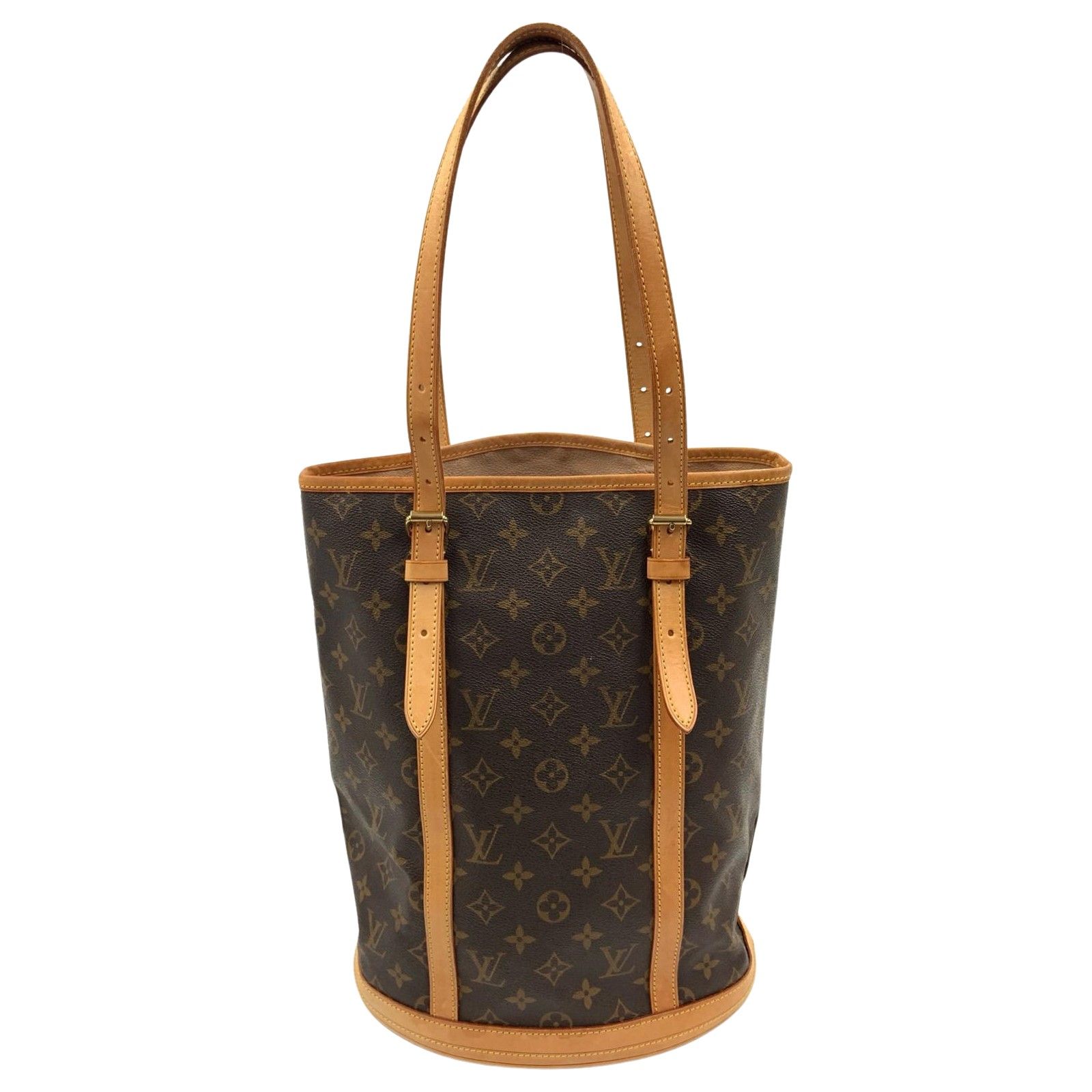 LOUIS VUITTON ルイヴィトン モノグラム バケットGM レディース ショルダーバッグ M42236 ブラウン