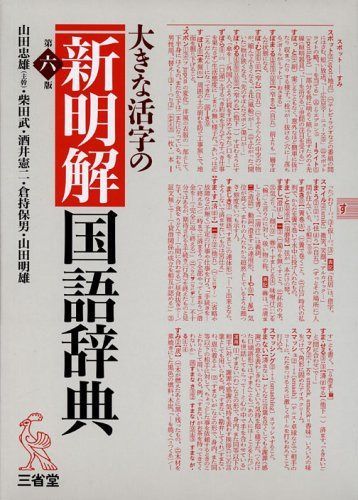 大きな活字の新明解国語辞典 第6版
