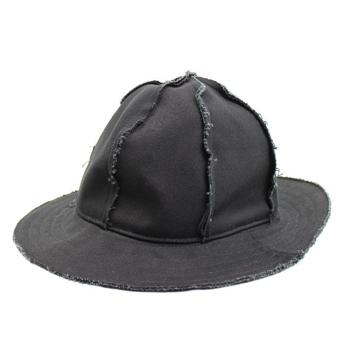 Yohji Yamamoto ヨウジヤマモト ハット ブラック FD-H01-091 ユニセックス 中古