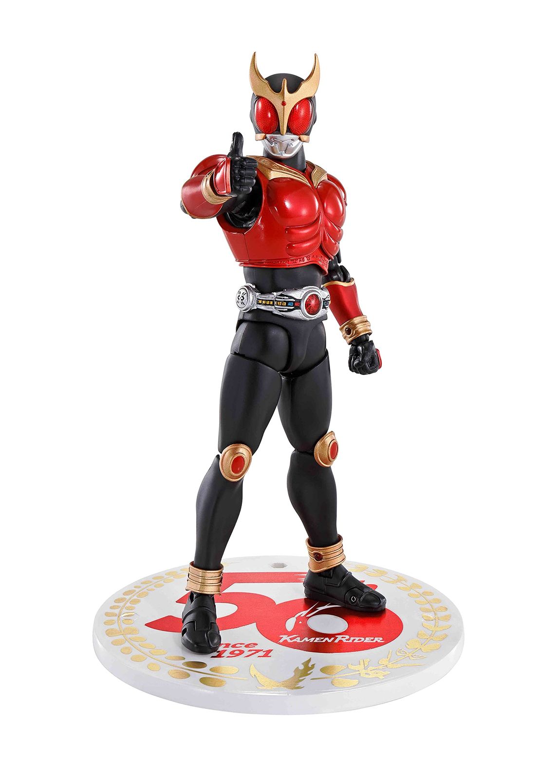 TAMASHII NATIONS S.H.フィギュアーツ (真骨彫製法) 仮面ライダークウガ マイティフォーム 50th Anniversary Ver. 約145mm PVC&ABS製 塗装済み可動フィギュア