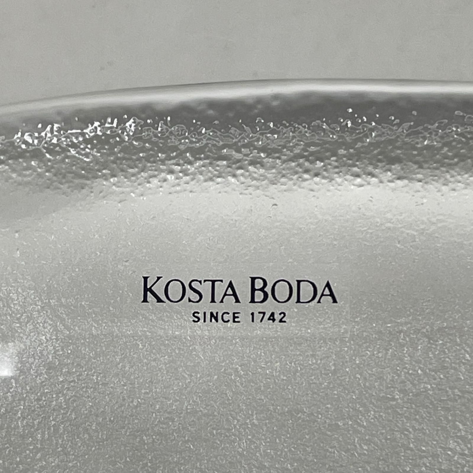 KOSTA BODA コスタボダ オーバル型 ガラスプレート 30cm - メルカリ