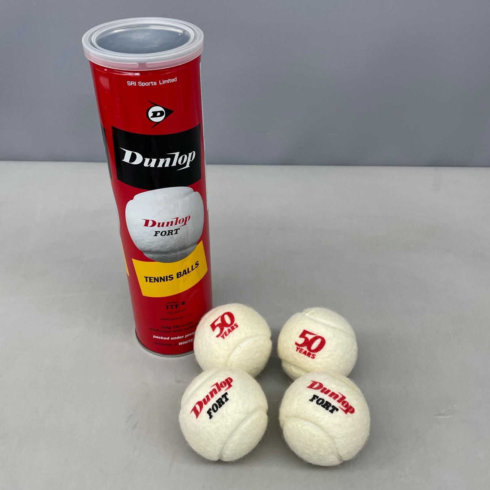 DUNLOP FORT ダンロップ テニスボール 白 50周年限定品 - メルカリ