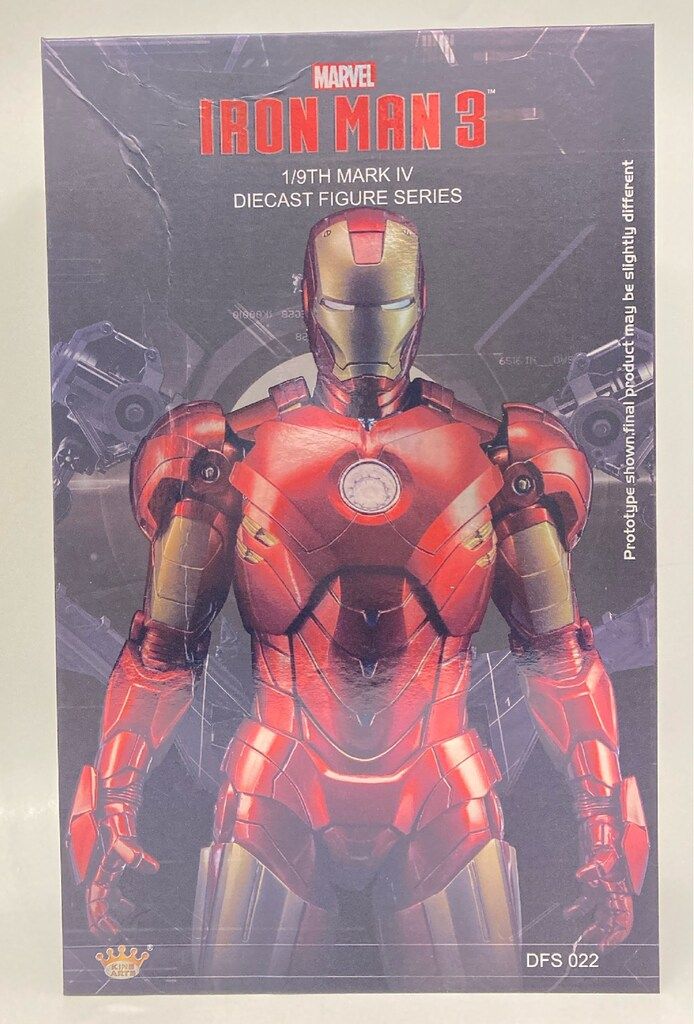 KING ARTS DIECAST FIGURE MARK IV(4) 1/9TH