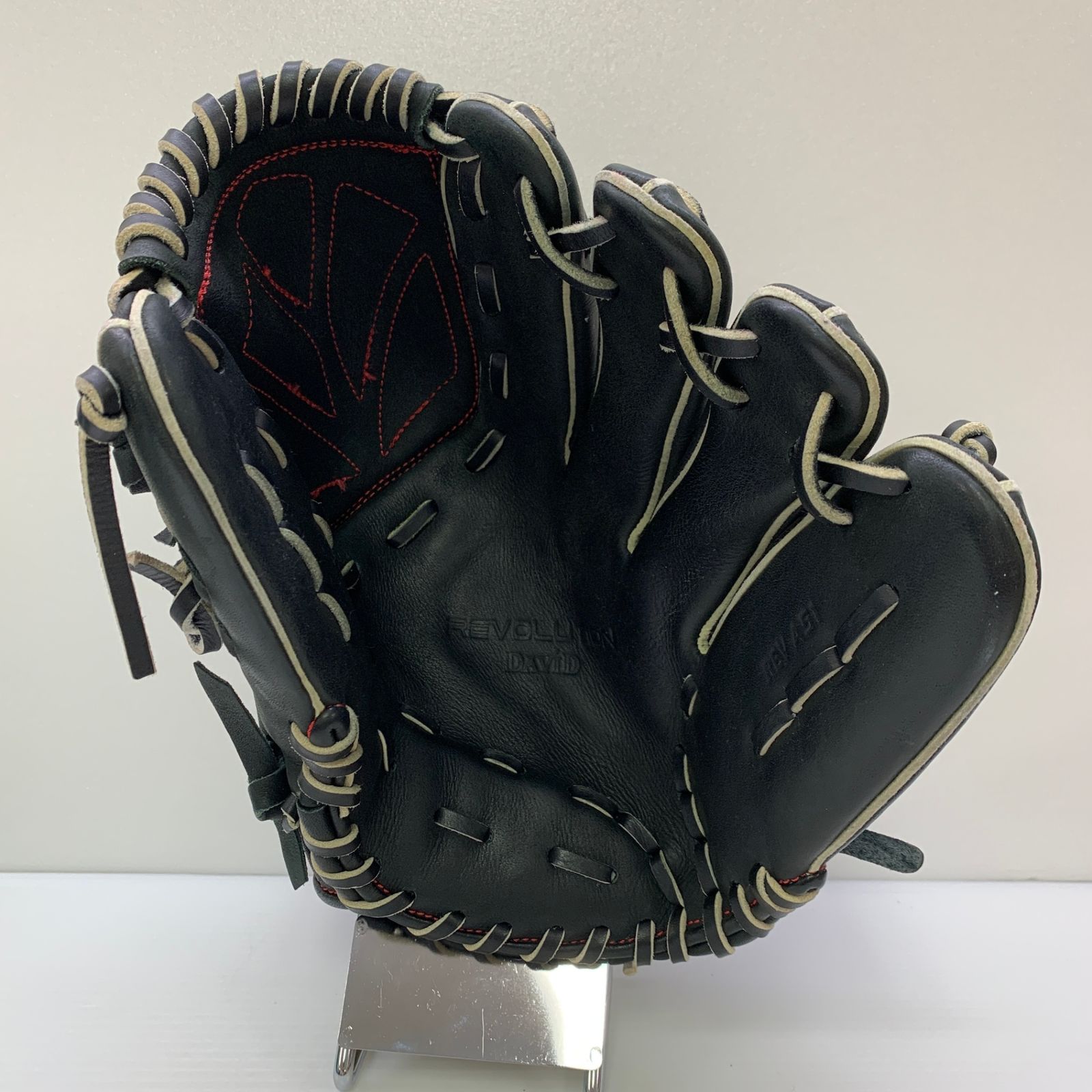 ダビドスポーツ 硬式グローブ 黒 ダビドスポーツ 硬式 大人 一般 投手用 グローブ ピッチャー グラブ 右