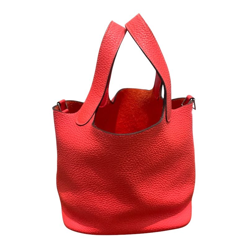 エルメス HERMES ピコタンロックPM Y刻 ローズテキサス トリヨン レディース ハンドバッグ