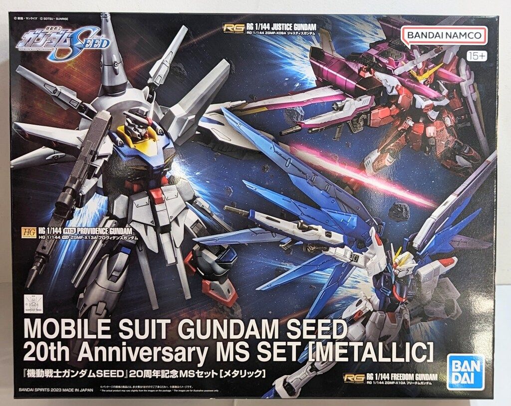 BANDAI SPIRITS HG/RG 1/144 機動戦士ガンダムSEED 20周年記念MSセット[メタリック] 8,044円