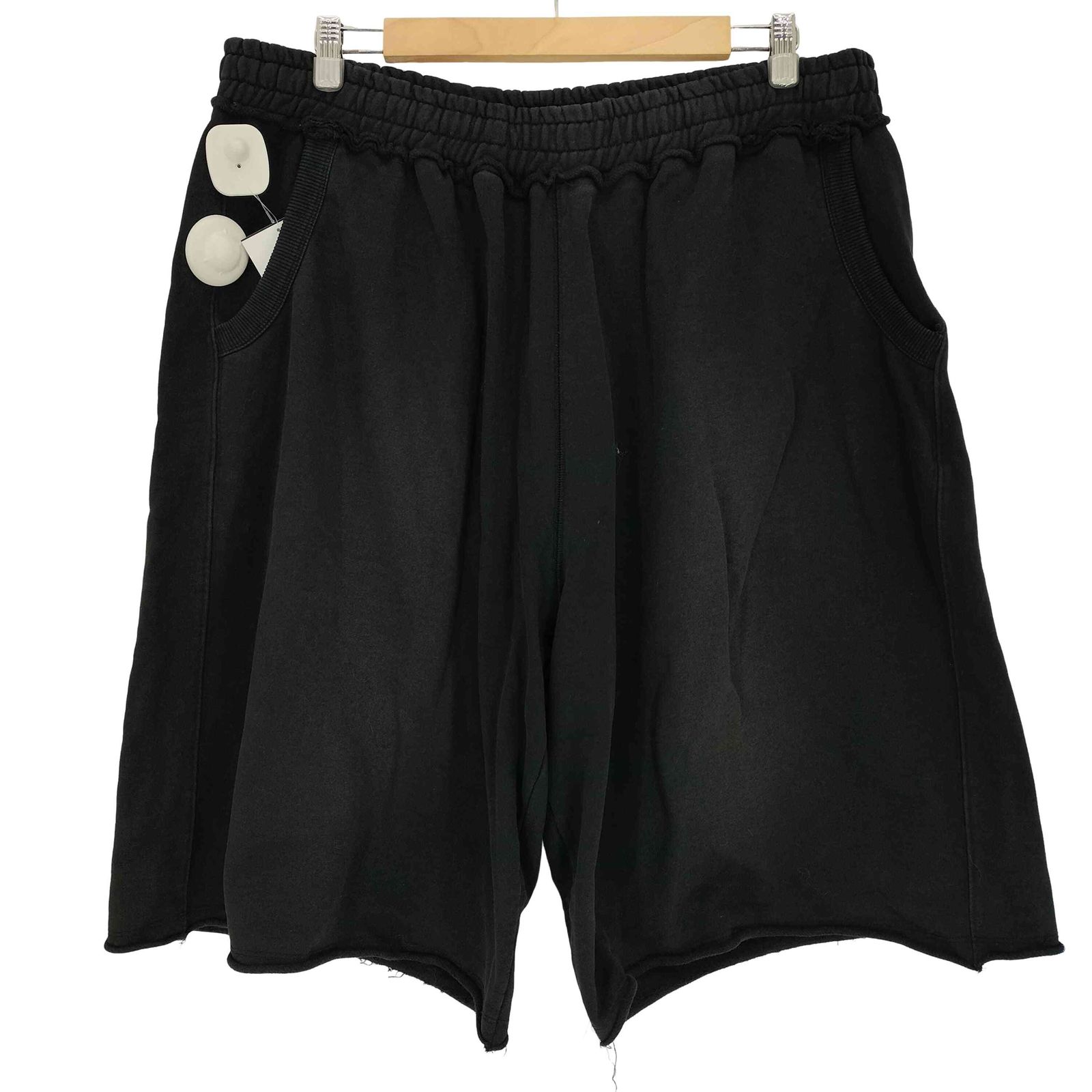 ジェイディッドロンドン JADED LONDON Washed Black Monster Jogger Shorts メンズ XL