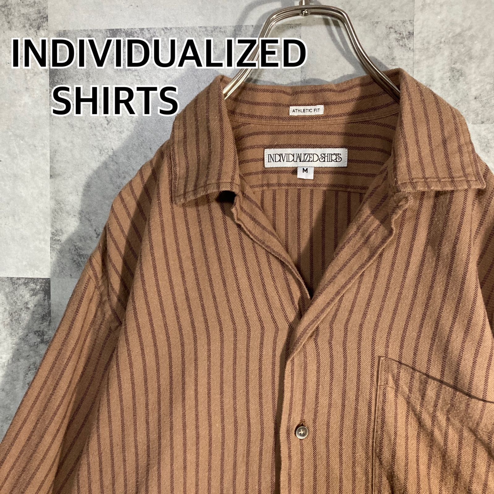 USA製 INDIVIDUALIZED SHIRTS インディヴィジュアライズド シャツ 長袖 
