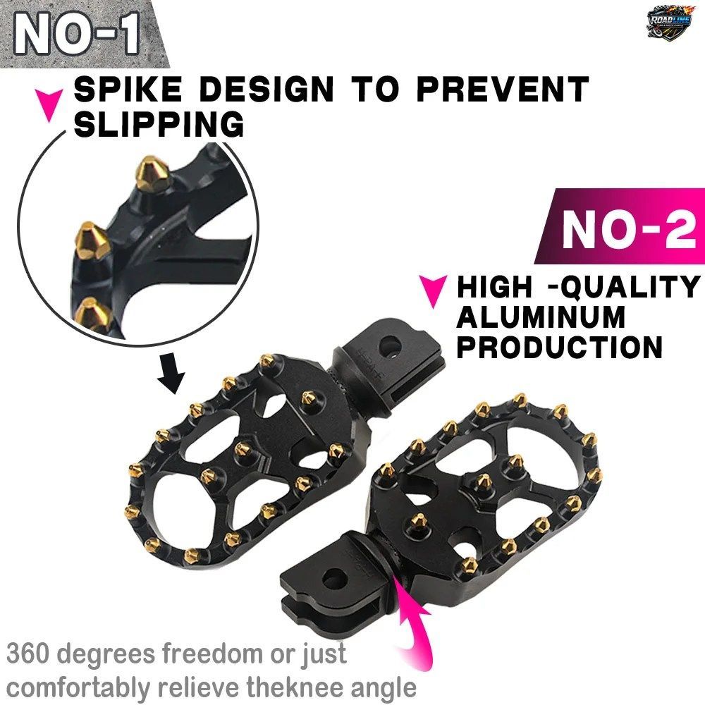 ハーレー ソフテイル ストリートボブ FXBB ローライダー ST FXLRST ブレイクアウト 114 FXBRS 用モーターサイクル フットレスト ペダル フ