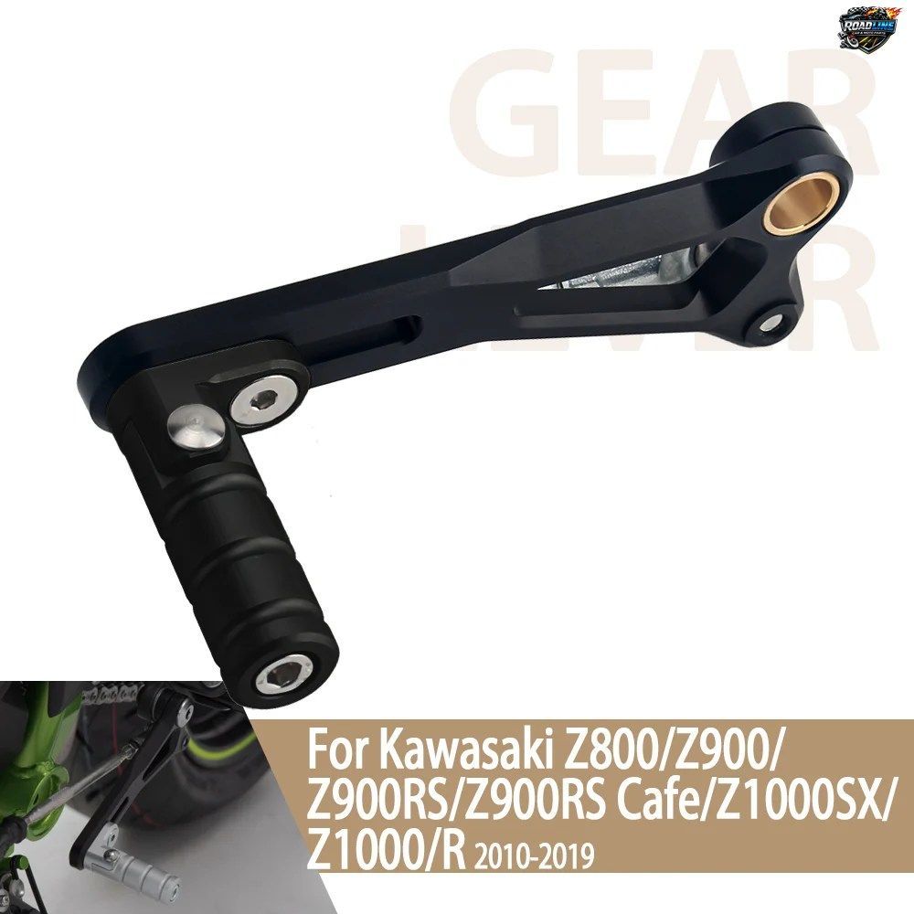 カワサキ Z900RS CAFE Z800 Z1000 R Z1000SX アクセサリー用 CNC アルミニウム製調整式ギアシフター オートバイシフトレバー