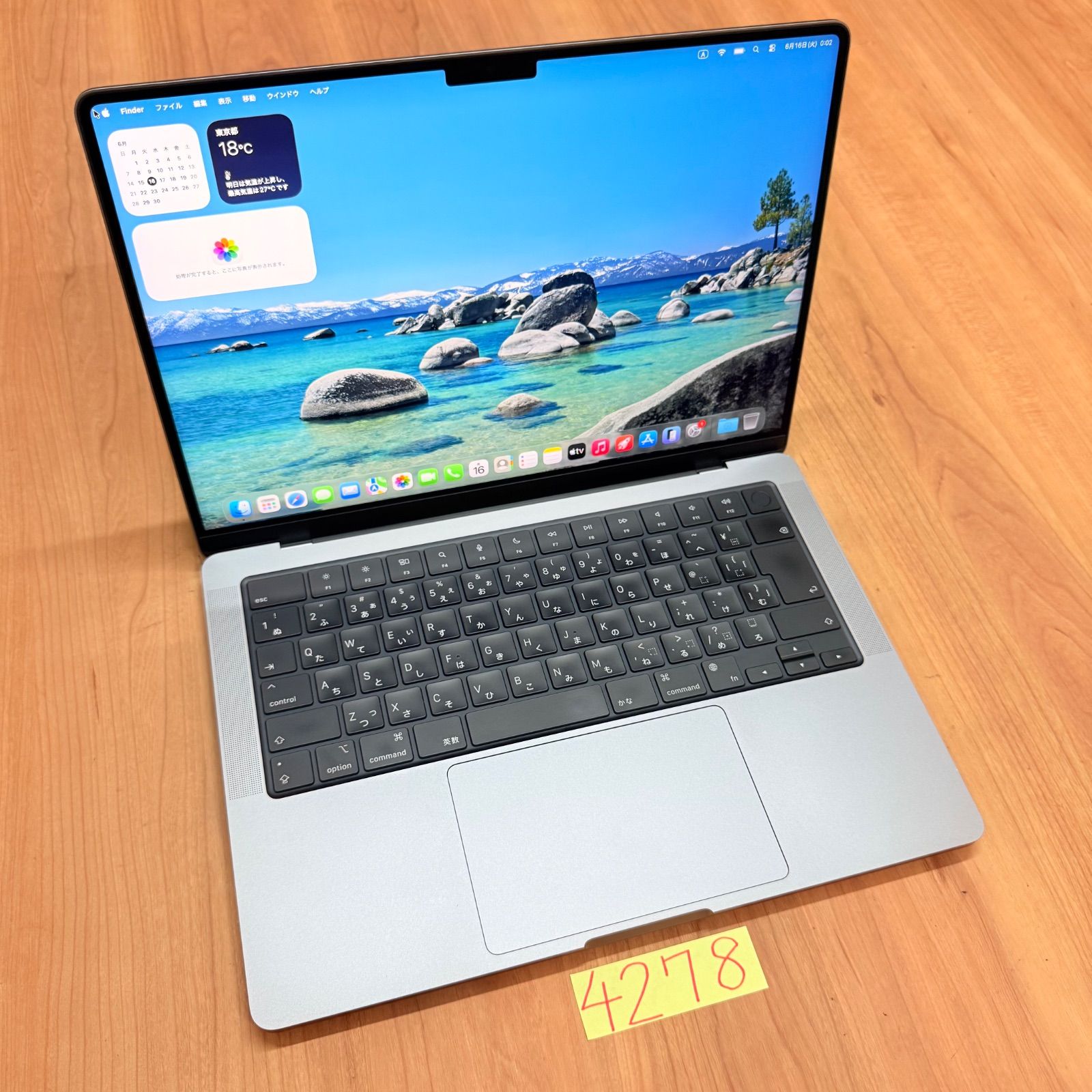動作確認済】 MacBook pro 14インチ 2021 Apple M1 pro 16GB 1TB 動画