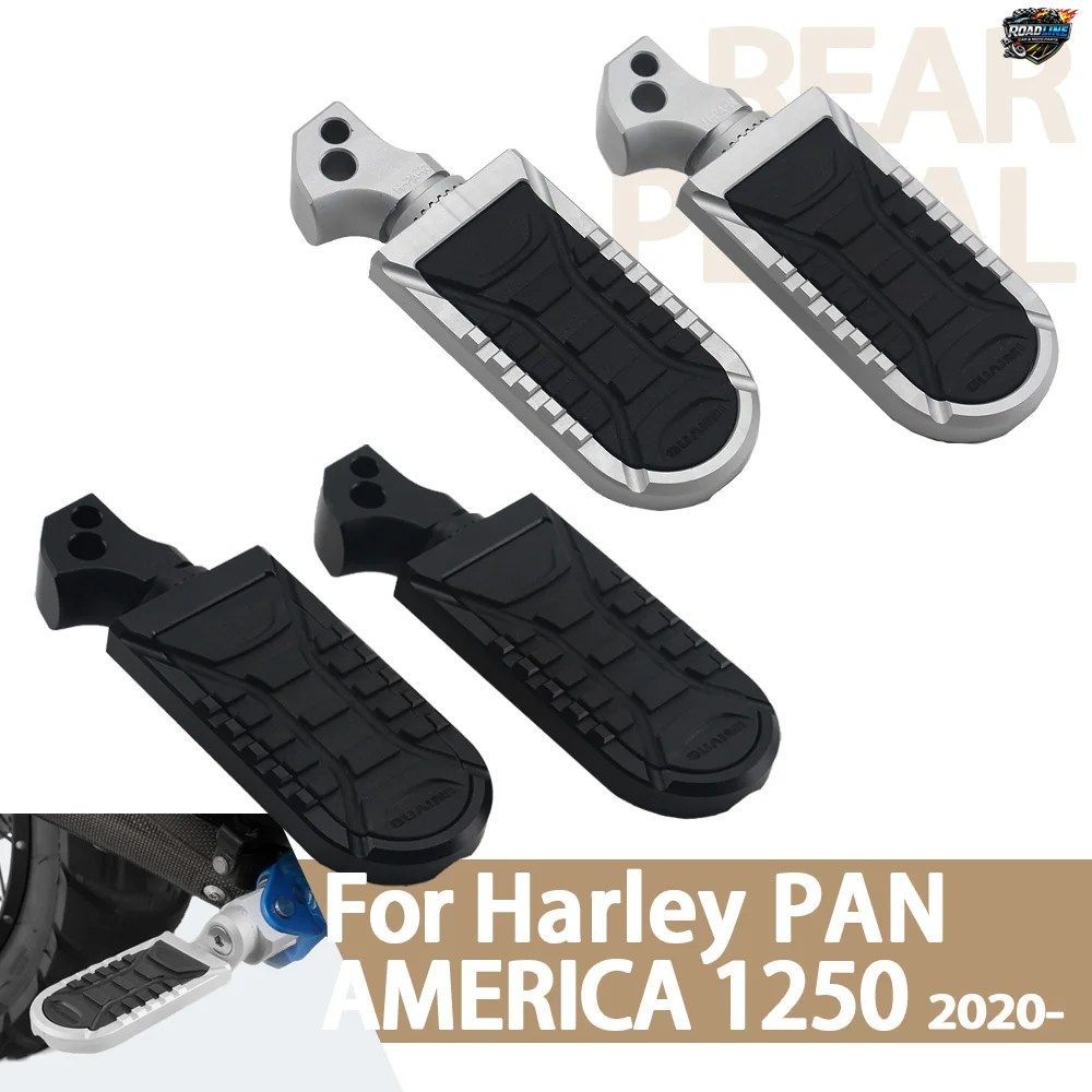 ハーレー パンアメリカ用モーターサイクルアクセサリー ワイドフットペグ 1250S スペシャル 1250 2020年以降 パッセンジャー調整式フットペ