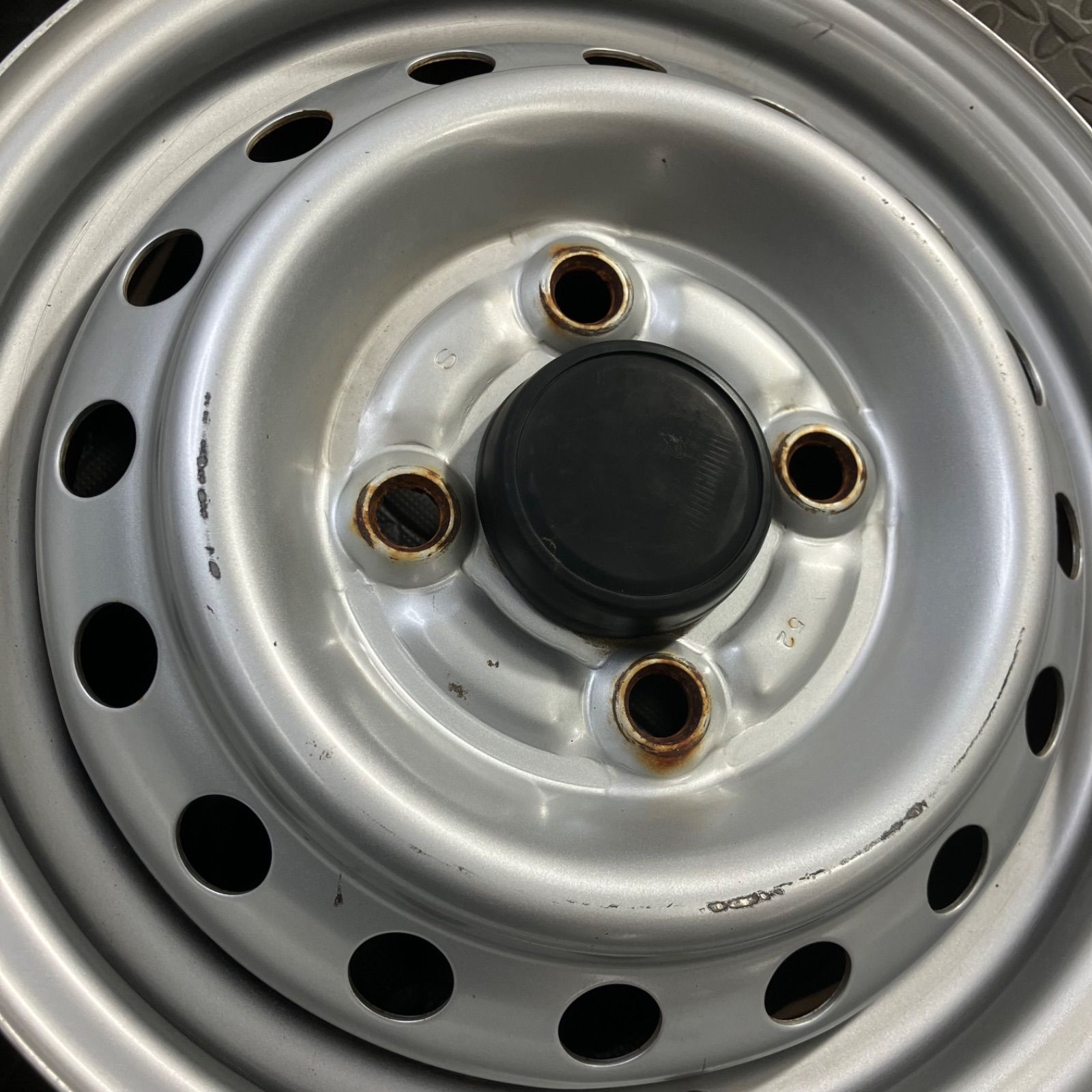 スズキ純正スチールホイール 12×4J+45 PCD100/4H キャリィ エブリイ 鉄