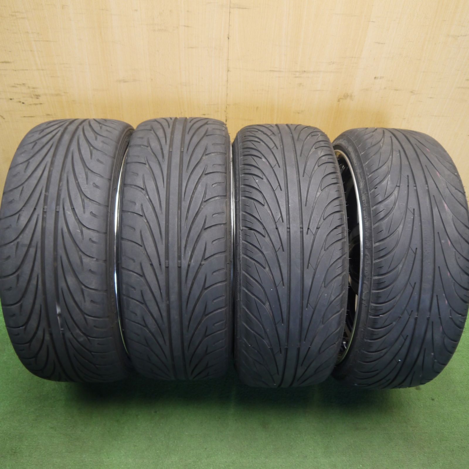 バリ溝！22年！8.5分☆WORK VARIANZA V5S 205/35R18 ナンカン ウルトラ