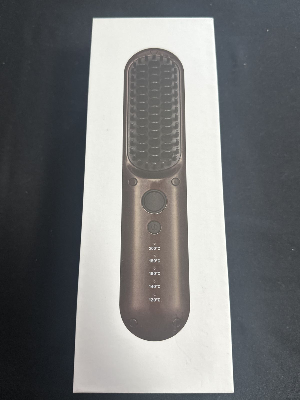 FFN03 Le ment LM-CSHB01 Metallic Brown コードレスヒートブラシ 美品