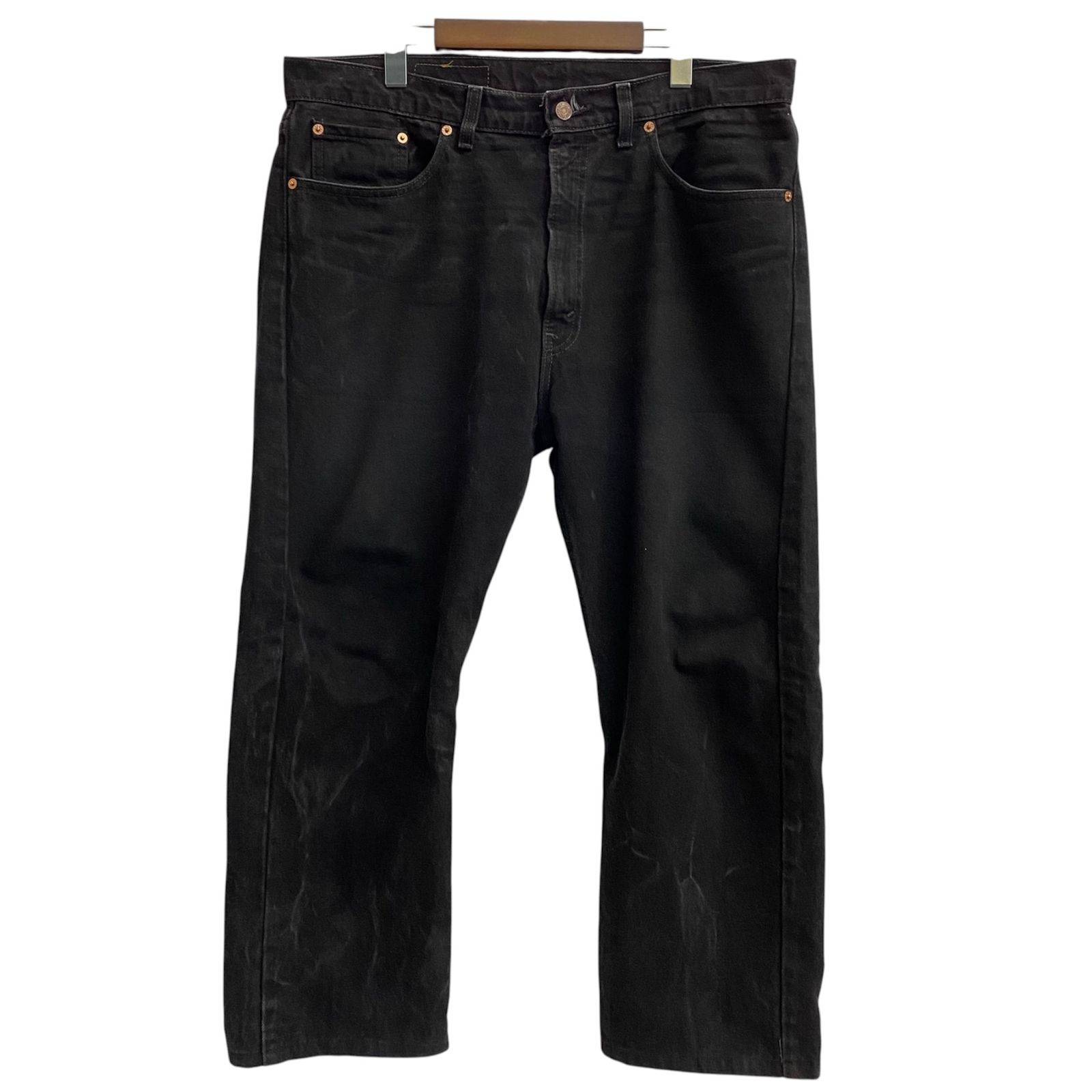 リーバイス Levi's 00's 505 USA製 後染めブラック デニム ブラック
