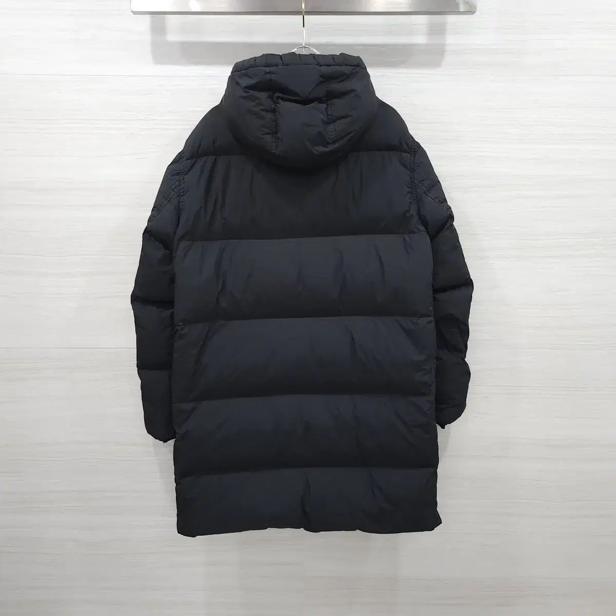 y*e様 STONE  ダウンジャケット M 黒 美品 ワッペン付き M / STONE ISLAND ストーンアイランド ワッペン クリンクルレップス