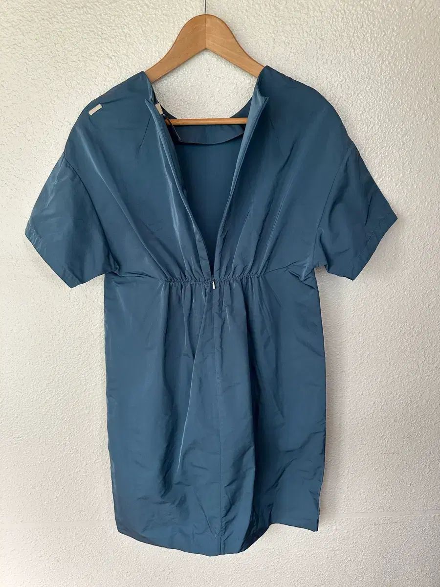 S Max Mara ブルー シャーリング ONE PIECE 42