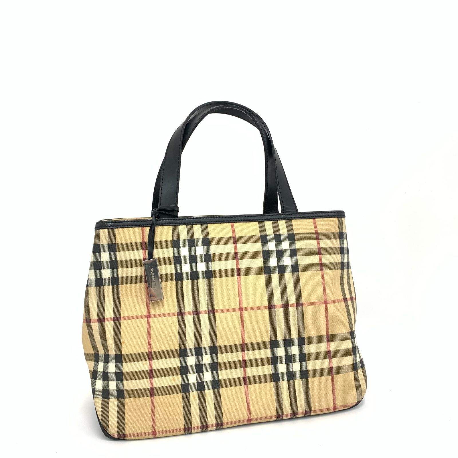 定番】BURBERRY バーバリー トートバッグ ハンドバッグ ノバチェック