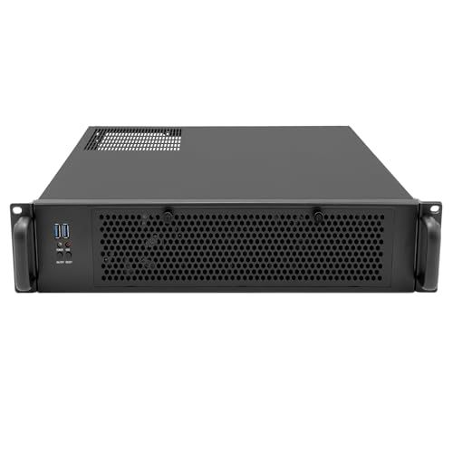 MicroATX | Mini-ITX 2U ラックマウント産業用コンピュータケース | サーバーシャーシ | 取り外し可能なクイッククリーンフィルター | 最大6x3.5 HDD | USB3.0/ a58f6757