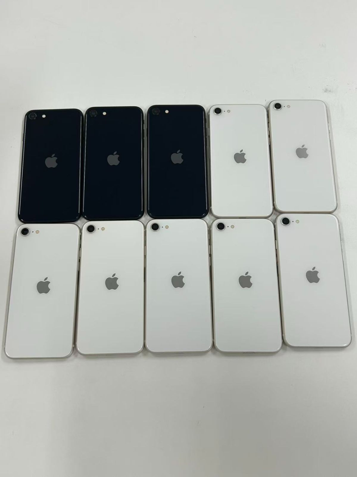 iPhone SE3 部品取り用 『液晶ディスプレイ/LC』×『バックパネル』10セット simトレイなし ⑤