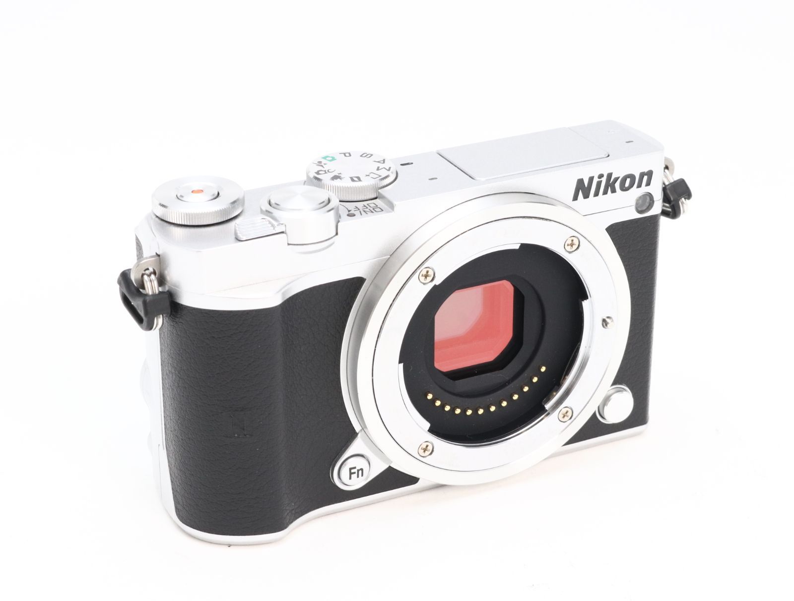 A (美品) Nikon ニコン 1 J5 VR 10-30mm 標準パワーズームレンズキット シルバー シャッター回数1814 初期不良返品対応 66-94