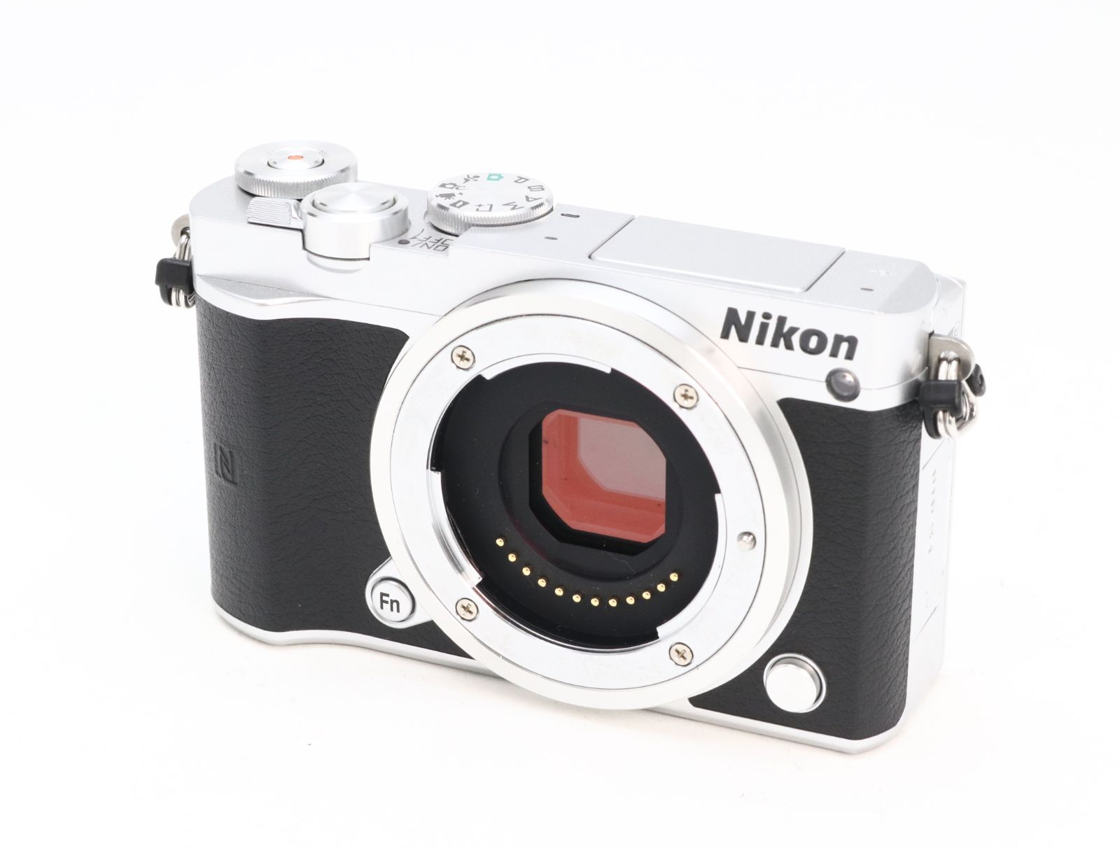 A (美品) Nikon ニコン 1 J5 VR 10-30mm 標準パワーズームレンズキット シルバー シャッター回数1814 初期不良返品対応 66-94