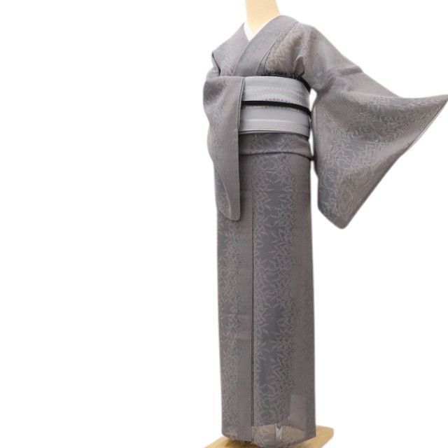 百華❀Y5109◇夏着物 紗紬 正絹 手縫い仕立て 結城紬 - メルカリ
